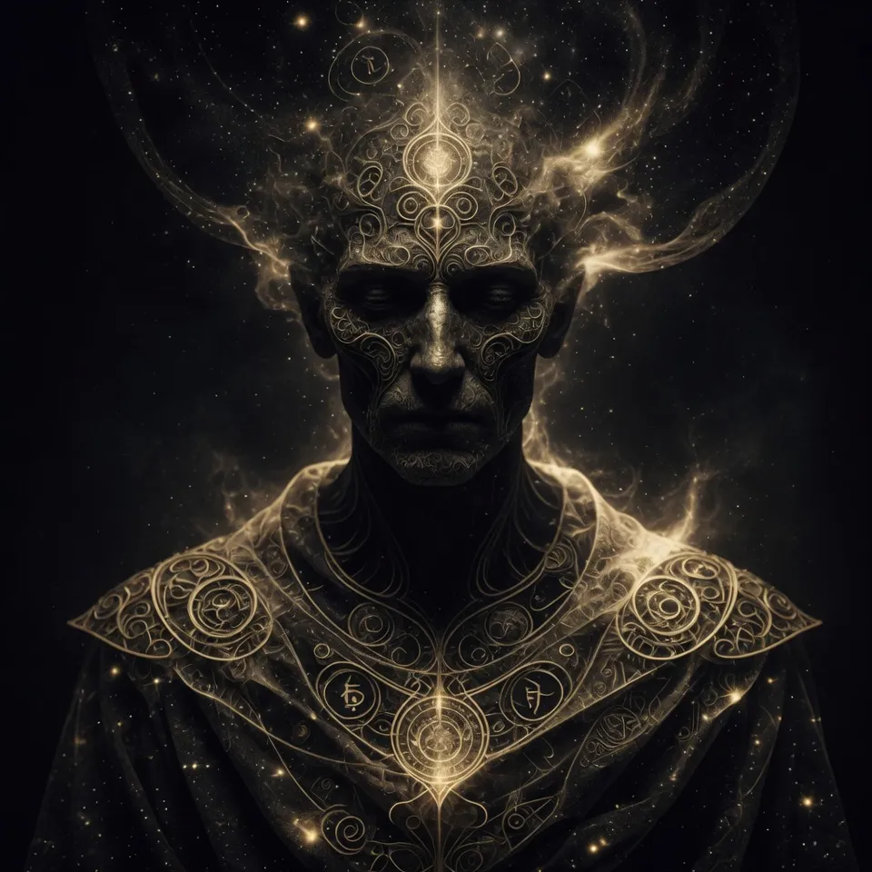 Portrait du Primordial, entité ancienne aux motivations complexes