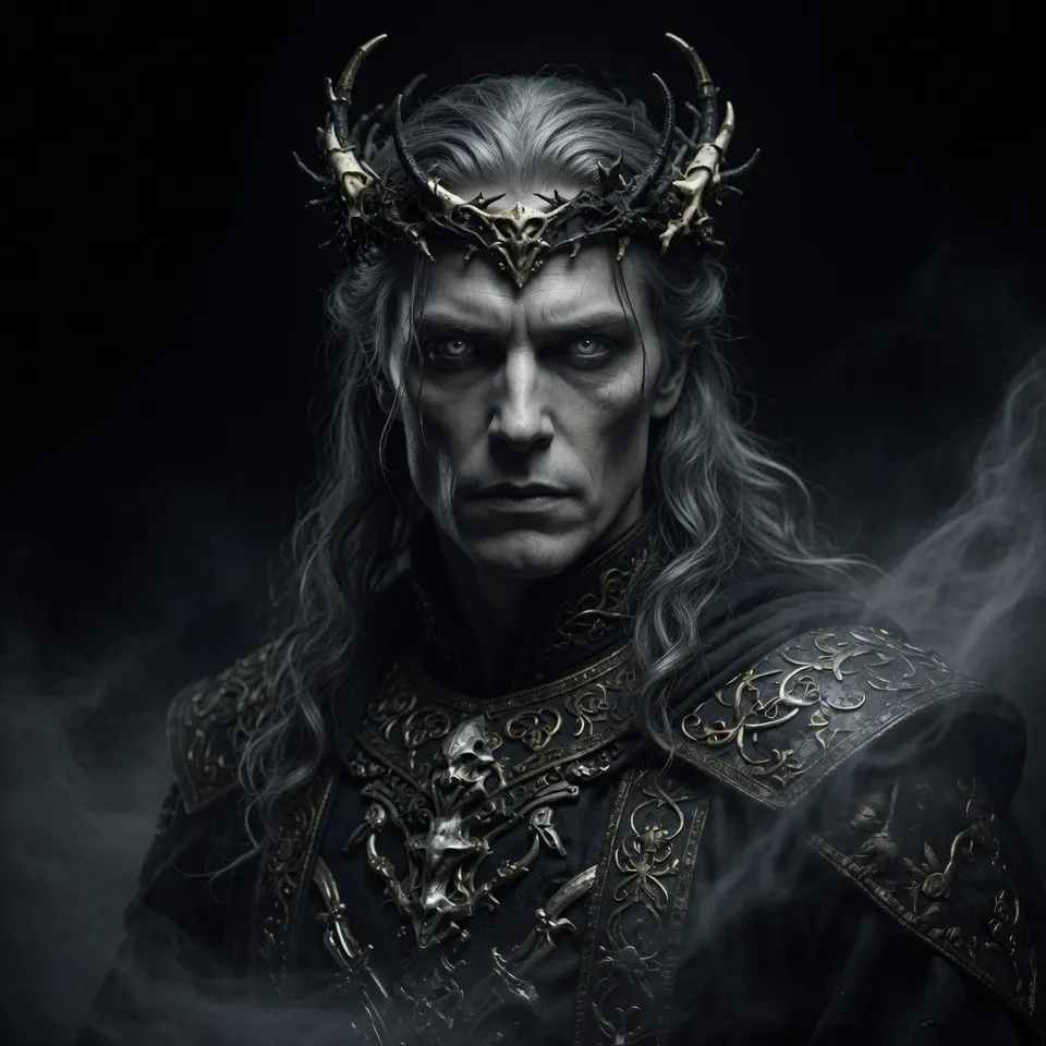 Portrait de Theron, roi immortel du Royaume des Morts